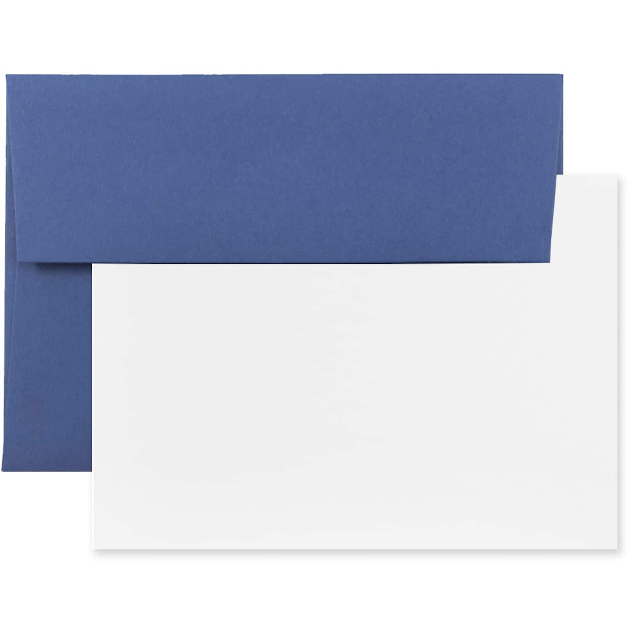 JAM Paper 3.62" x 5.12" Blank Greeting Cards Set with Envelopes, 25ct.
